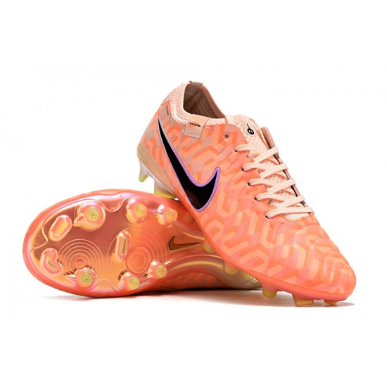 Kopacky Nike Tiempo Legend 10 Elite FG Low Apricot Zlato Pánské