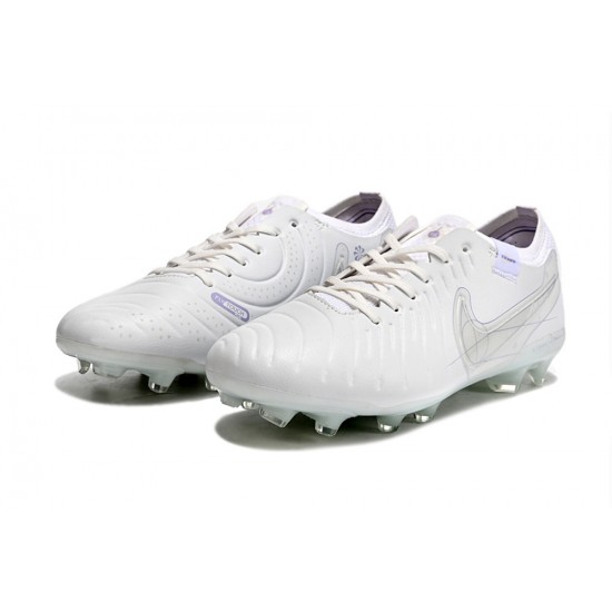 Kopacky Nike Tiempo Legend 10 Elite FG Low Bílý Pánské