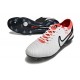 Kopacky Nike Tiempo Legend 10 Elite FG Low Bílý Červené Modrý Pánské