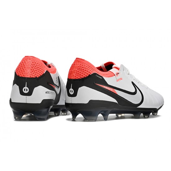 Kopacky Nike Tiempo Legend 10 Elite FG Low Bílý Červené Modrý Pánské