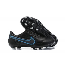 Kopacky Nike Tiempo Legend 9 Elite FG Černá Modrý Low Pánské 