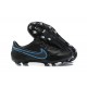 Kopacky Nike Tiempo Legend 9 Elite FG Černá Modrý Low Pánské