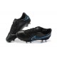 Kopacky Nike Tiempo Legend 9 Elite FG Černá Modrý Low Pánské