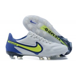 Kopacky Nike Tiempo Legend 9 Elite FG Černá Modrý Žlutý Šedá Low Pánské 