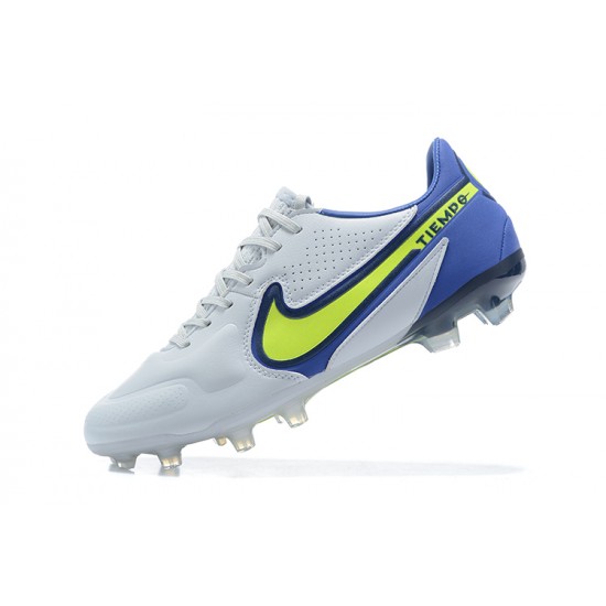 Kopacky Nike Tiempo Legend 9 Elite FG Černá Modrý Žlutý Šedá Low Pánské