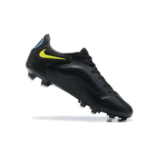 Kopacky Nike Tiempo Legend 9 Elite FG Černá Modrý Žlutý Low Pánské