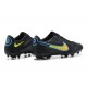 Kopacky Nike Tiempo Legend 9 Elite FG Černá Modrý Žlutý Low Pánské