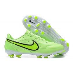 Kopacky Nike Tiempo Legend 9 Elite FG Černá Zelená LightZelená Low Pánské 