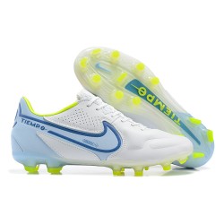 Kopacky Nike Tiempo Legend 9 Elite FG Modrý Bílý Modrý Žlutý Low Pánské 