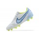 Kopacky Nike Tiempo Legend 9 Elite FG Modrý Bílý Modrý Žlutý Low Pánské