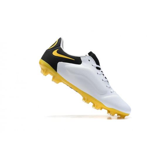 Kopacky Nike Tiempo Legend 9 Elite FG Zlato Černá Bílý Žlutý Low Pánské