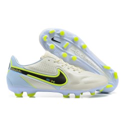 Kopacky Nike Tiempo Legend 9 Elite FG LightModrý Žlutý Černá Hnědožlutý Low Pánské 