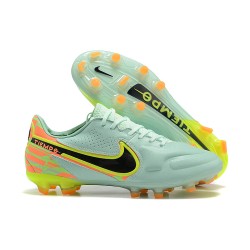 Kopacky Nike Tiempo Legend 9 Elite FG LightZelená Žlutý Černá Oranžovýý Low Pánské 