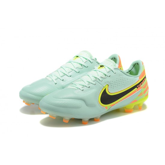 Kopacky Nike Tiempo Legend 9 Elite FG LightZelená Žlutý Černá Oranžovýý Low Pánské