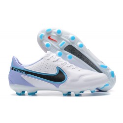 Kopacky Nike Tiempo Legend 9 Elite FG LightNachový Bílý Modrý Černá Low Pánské 