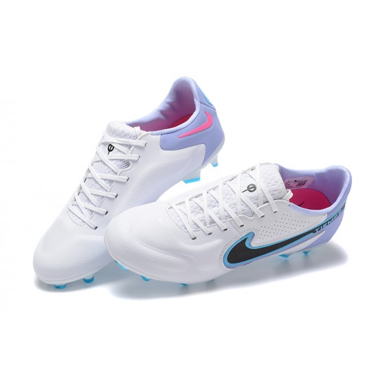 Kopacky Nike Tiempo Legend 9 Elite FG LightNachový Bílý Modrý Černá Low Pánské