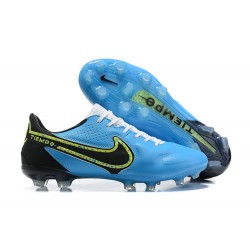 Kopacky Nike Tiempo Legend 9 Elite FG Low Černá Bílý Modrý Pánské 