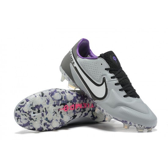 Kopacky Nike Tiempo Legend 9 Elite FG Low Šedá Nachový Pánské