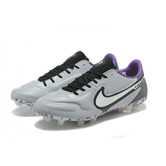 Kopacky Nike Tiempo Legend 9 Elite FG Low Šedá Nachový Pánské