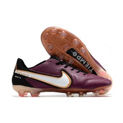 Kopacky Nike Tiempo Legend 9 Elite FG Low Nachový Hnědý Pánské 