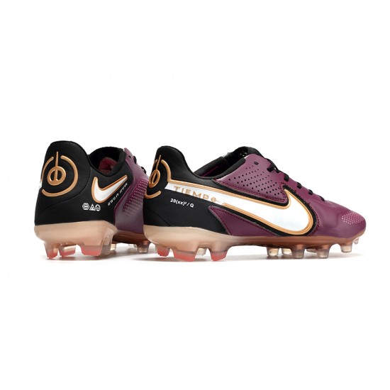 Kopacky Nike Tiempo Legend 9 Elite FG Low Nachový Hnědý Pánské