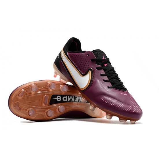 Kopacky Nike Tiempo Legend 9 Elite FG Low Nachový Hnědý Pánské