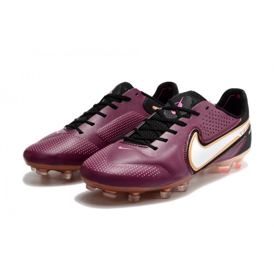 Kopacky Nike Tiempo Legend 9 Elite FG Low Nachový Hnědý Pánské