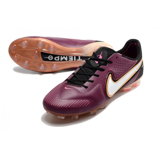 Kopacky Nike Tiempo Legend 9 Elite FG Low Nachový Hnědý Pánské