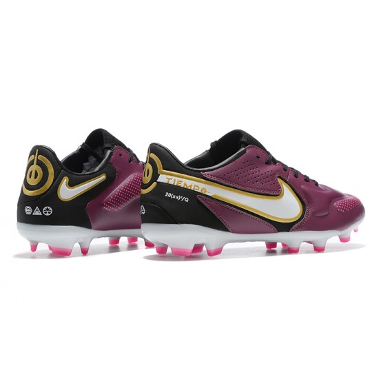 Kopacky Nike Tiempo Legend 9 Elite FG Low Nachový Bílý Pánské