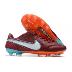 Kopacky Nike Tiempo Legend 9 Elite FG Low Červené Modrý Pánské 