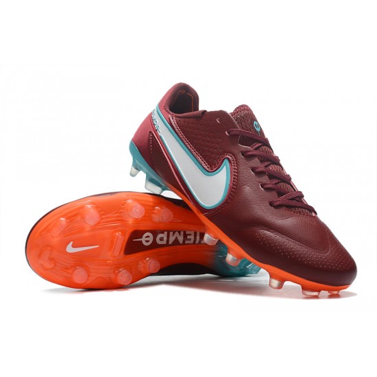 Kopacky Nike Tiempo Legend 9 Elite FG Low Červené Modrý Pánské