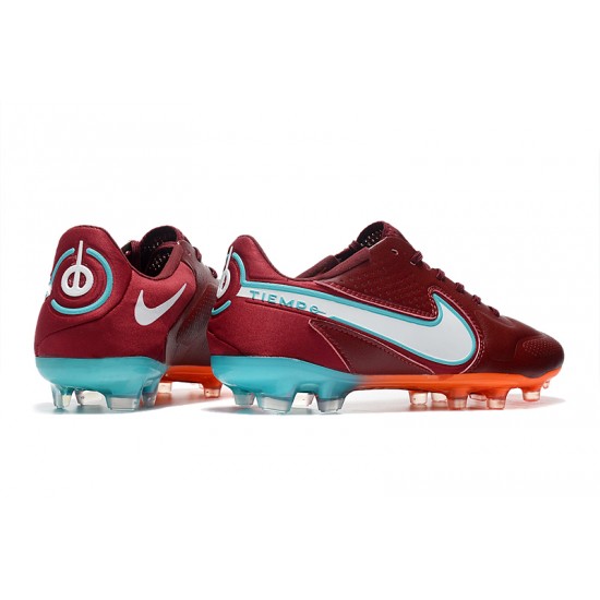 Kopacky Nike Tiempo Legend 9 Elite FG Low Červené Modrý Pánské