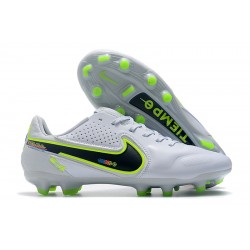 Kopacky Nike Tiempo Legend 9 Elite FG Low Bílý Zelená Pánské 