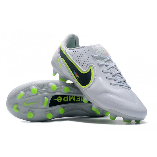 Kopacky Nike Tiempo Legend 9 Elite FG Low Bílý Zelená Pánské