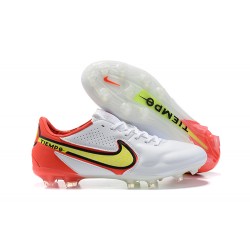 Kopacky Nike Tiempo Legend 9 Elite FG Oranžovýý Žlutý Černá Bílý Low Pánské 