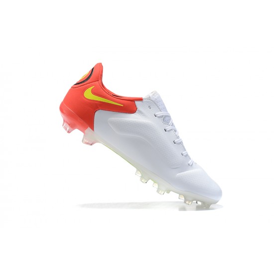 Kopacky Nike Tiempo Legend 9 Elite FG Oranžovýý Žlutý Černá Bílý Low Pánské