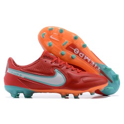 Kopacky Nike Tiempo Legend 9 Elite FG Červené Oranžovýý Bílý Zelená Low Pánské 