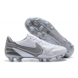 Kopacky Nike Tiempo Legend 9 Elite FG Bílý Zlato Šedá Low Pánské 