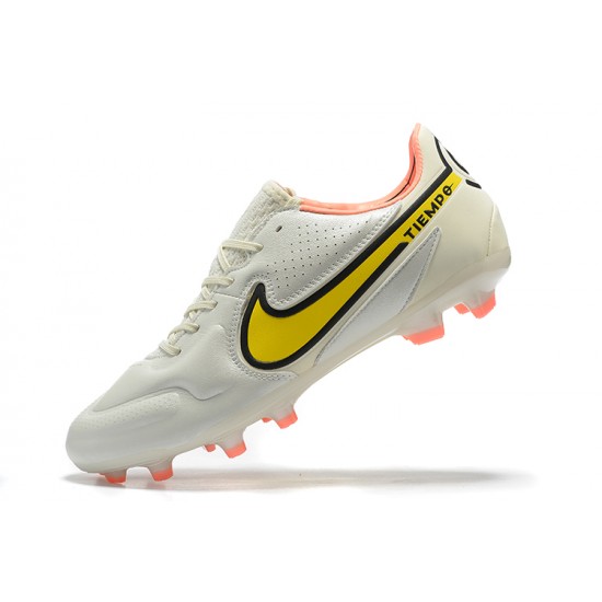 Kopacky Nike Tiempo Legend 9 Elite FG Žlutý Černá Oranžovýý Low Pánské