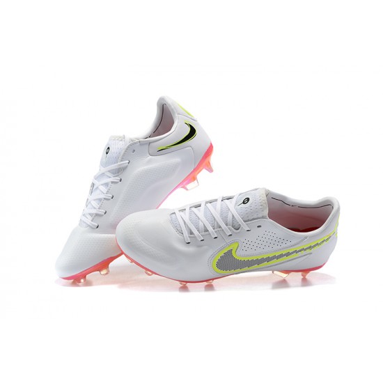 Kopacky Nike Tiempo Legend 9 FG LightOranžovýý Zelená Žlutý Low Pánské