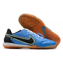 Kopacky Nike Tiempo Legend 9 Pro TF Low Bílý Modrý Černá Pánské 