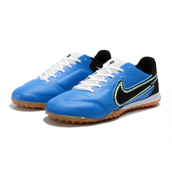 Kopacky Nike Tiempo Legend 9 Pro TF Low Bílý Modrý Černá Pánské