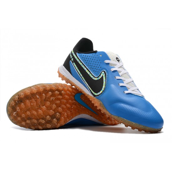 Kopacky Nike Tiempo Legend 9 Pro TF Low Bílý Modrý Černá Pánské