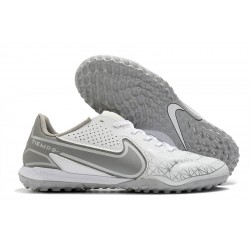 Kopacky Nike Tiempo Legend 9 Pro TF Low Bílý Šedá Pánské 