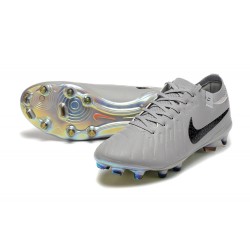 Kopacky Nike Tiempo Legend 10 Elite FG Low Šedá Černá Pánské 