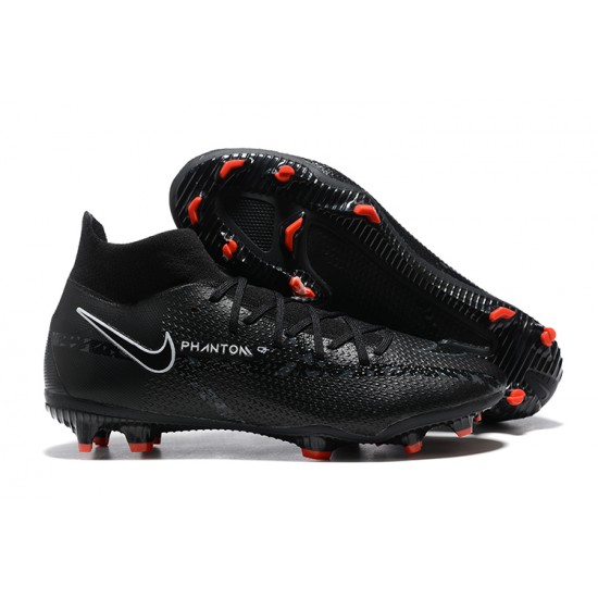 Kopacky Nike Phantom GT Elite Dynamic Fit FG High Černá Červené Pánské