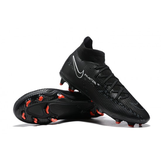 Kopacky Nike Phantom GT Elite Dynamic Fit FG High Černá Červené Pánské