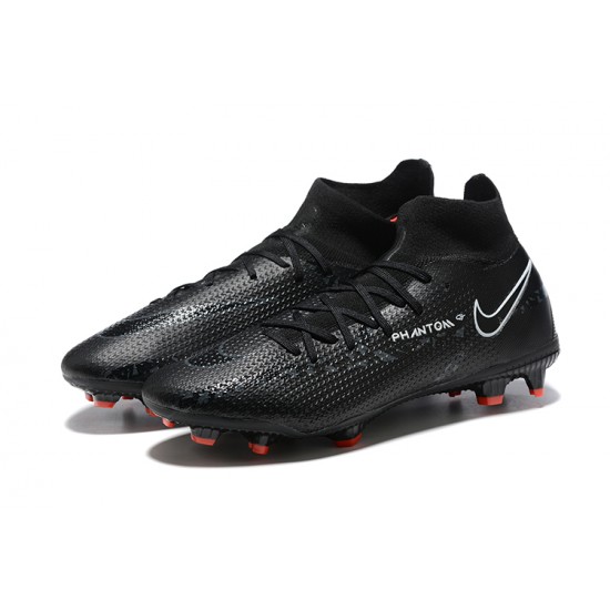 Kopacky Nike Phantom GT Elite Dynamic Fit FG High Černá Červené Pánské