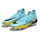 Kopacky Nike Phantom GT Elite Dynamic Fit FG High Modrý Žlutý Černá Pánské