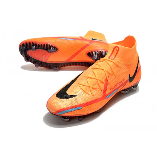 Kopacky Nike Phantom GT Elite Dynamic Fit FG High Oranžovýý Červené Pánské